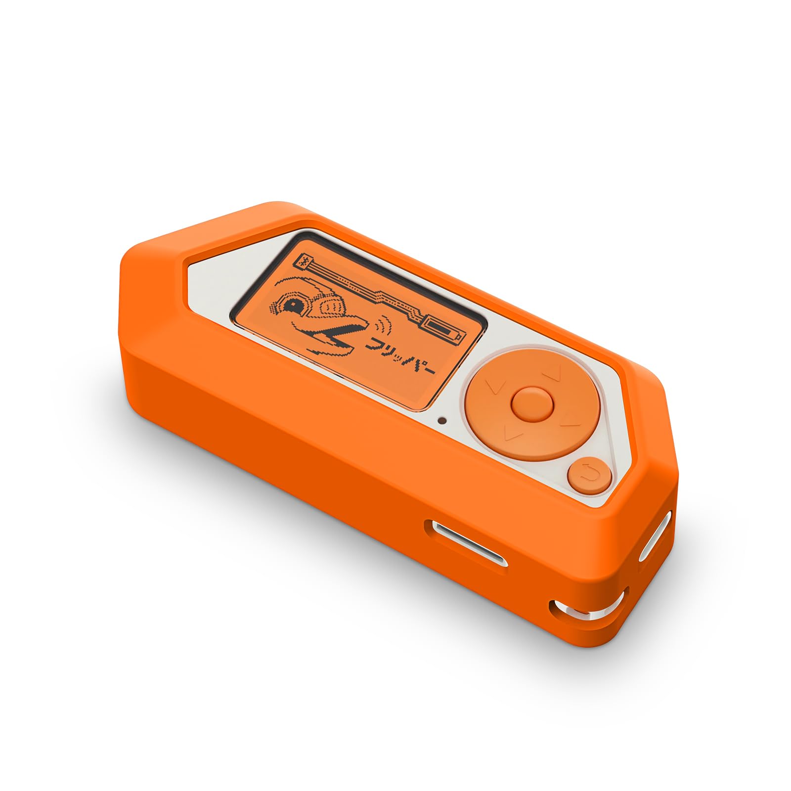 Soft Silicone Protective Case Cover for Flipper Zero (Orange)