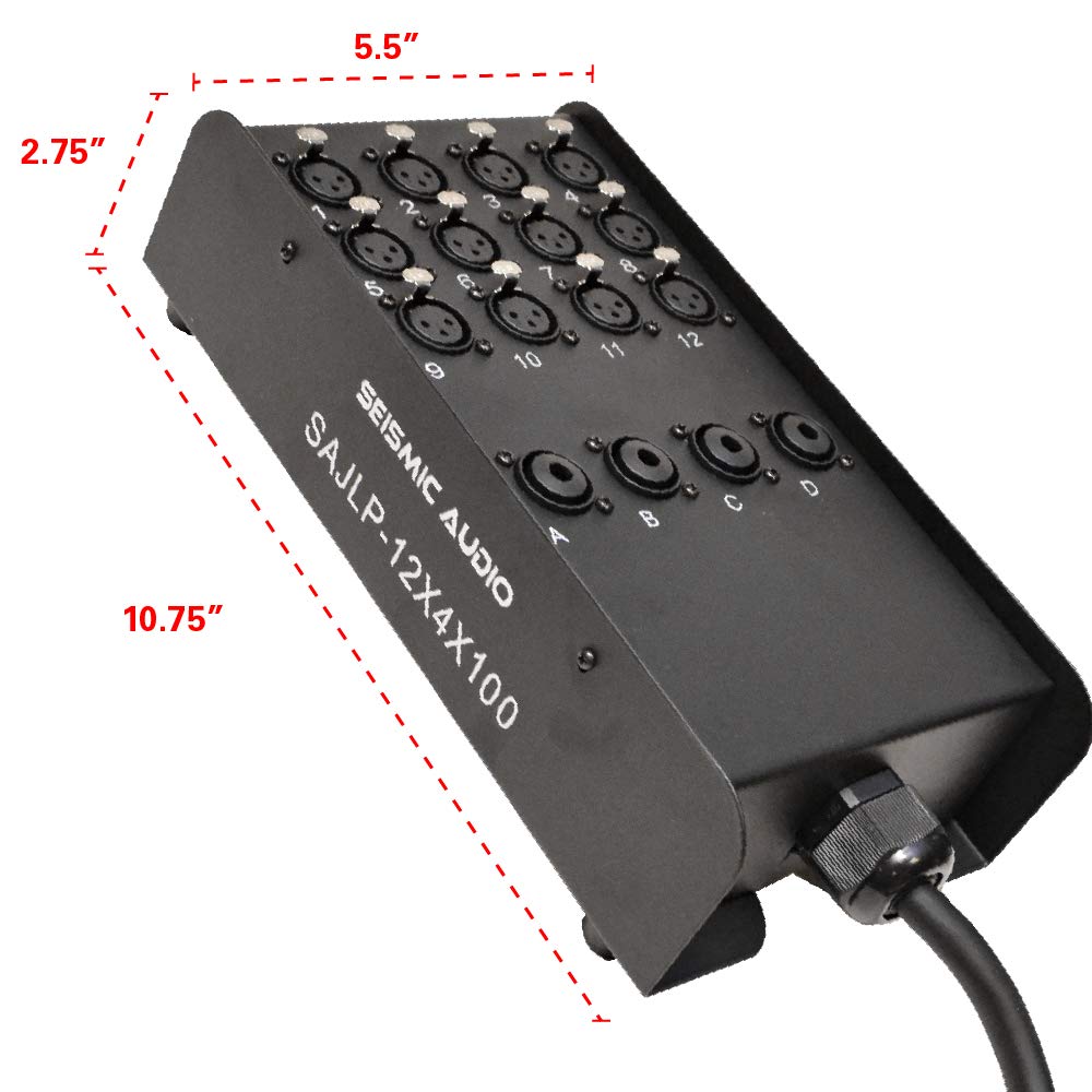 Amazon.co.jp: 地震オーディオ SAJLP-12x4x100-12チャンネル 100 