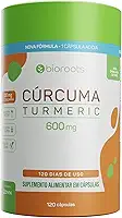 Cúrcuma 600 mg 120 Cápsulas - Bioroots - Antioxidante e Anti-inflamatório