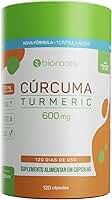 Cúrcuma 600 mg 120 Cápsulas - Bioroots - Antioxidante e Anti-inflamatório