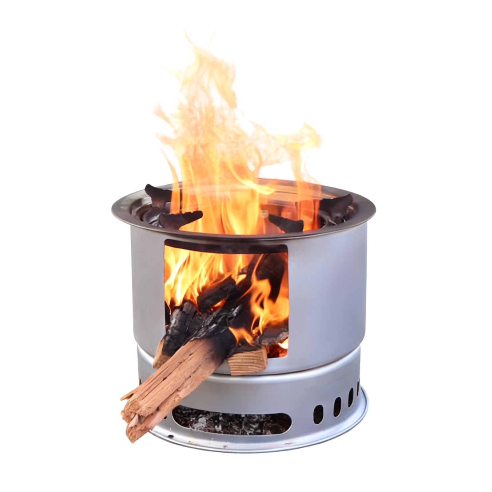 Grillkamin Anzündkamin Gartenkamin Grillkohle Anzündkamin mit Aufbewahrungstasche Perfekt for Rucksackreisen Einzelcamping Zeltheizung Kochen im Freien