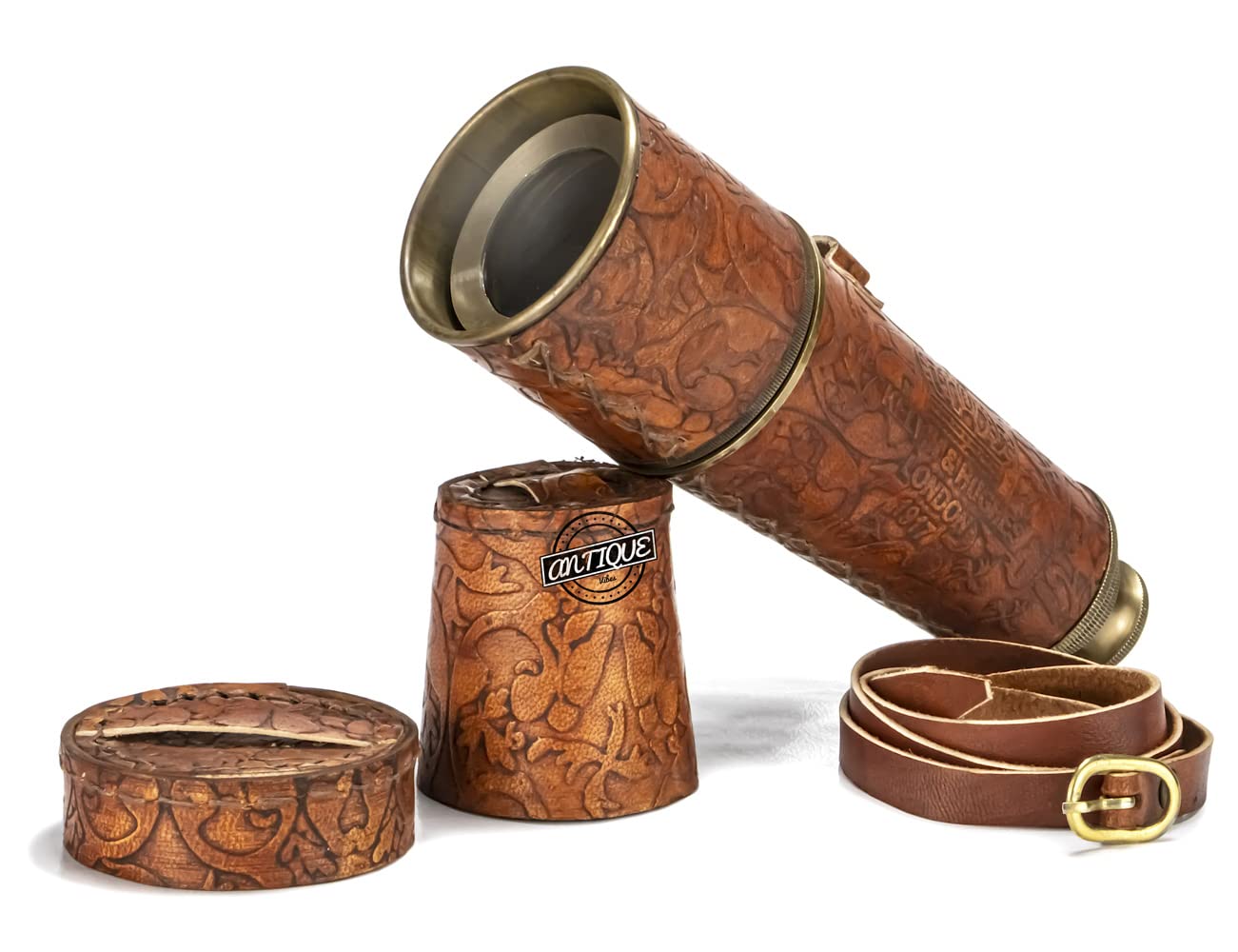 Amazon.co.jp: Vintage Brass Telescope Spiglass Marine Binoculars
