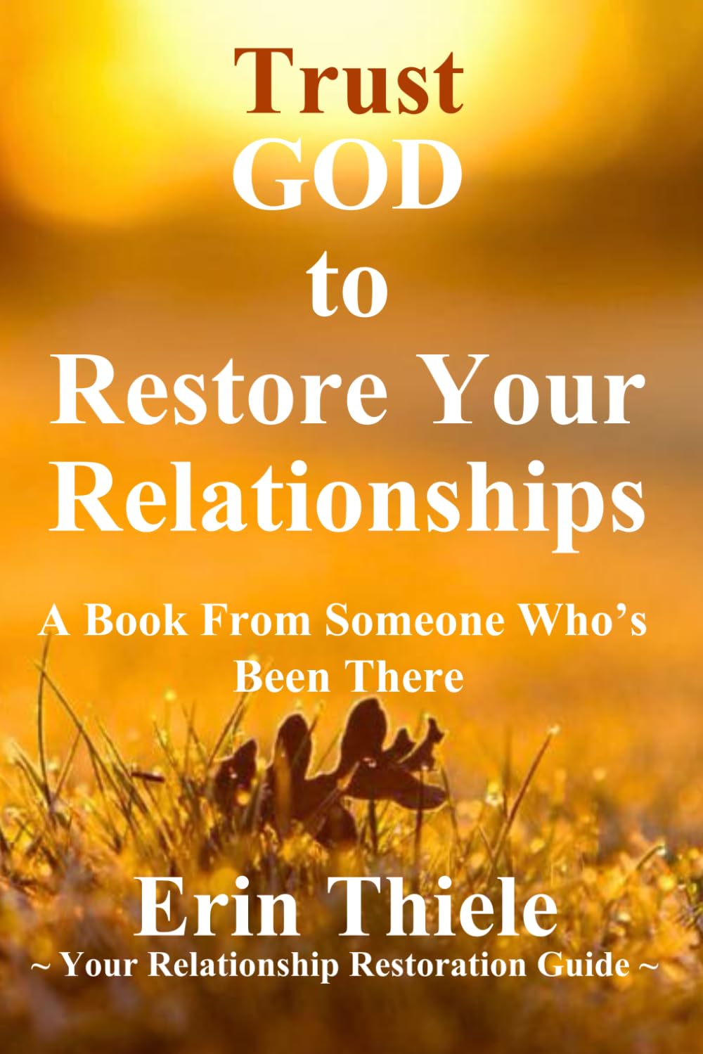 Trust GOD to Restore Your Relationships: A Book From Someone Who’s Been There