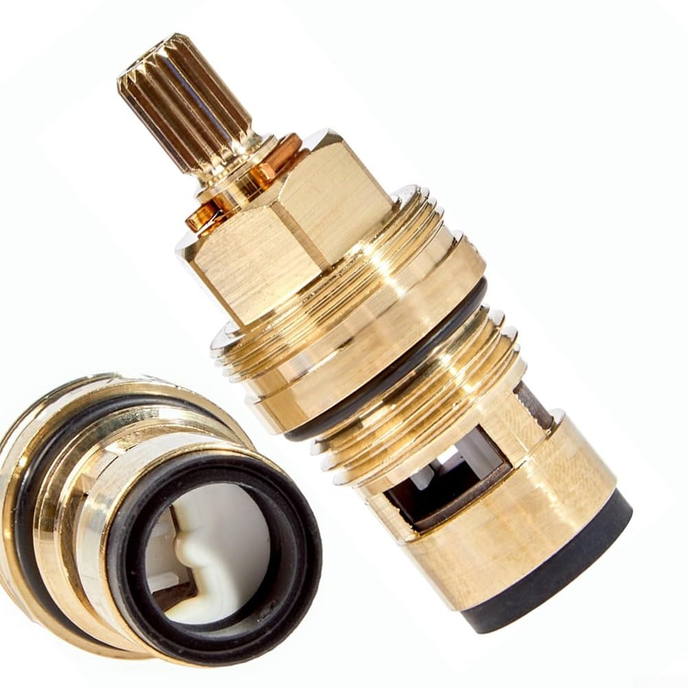 45346000 Cartouche thermostatique pour GROHE 1/2" avec rondelles d'étanchéité en céramique, angle de rotation 180°, cartouche laiton pour thermostat de douche, robinet de salle de bain