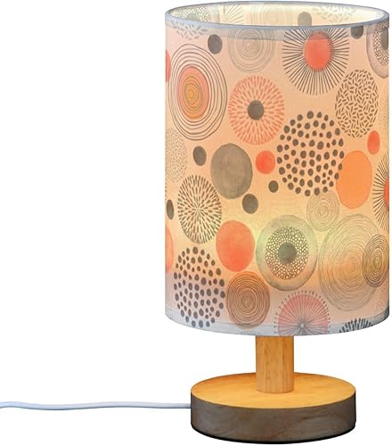 Reading Lamp Kids Night Light with USB Doodle Circles Night Lights for Kids Dresser