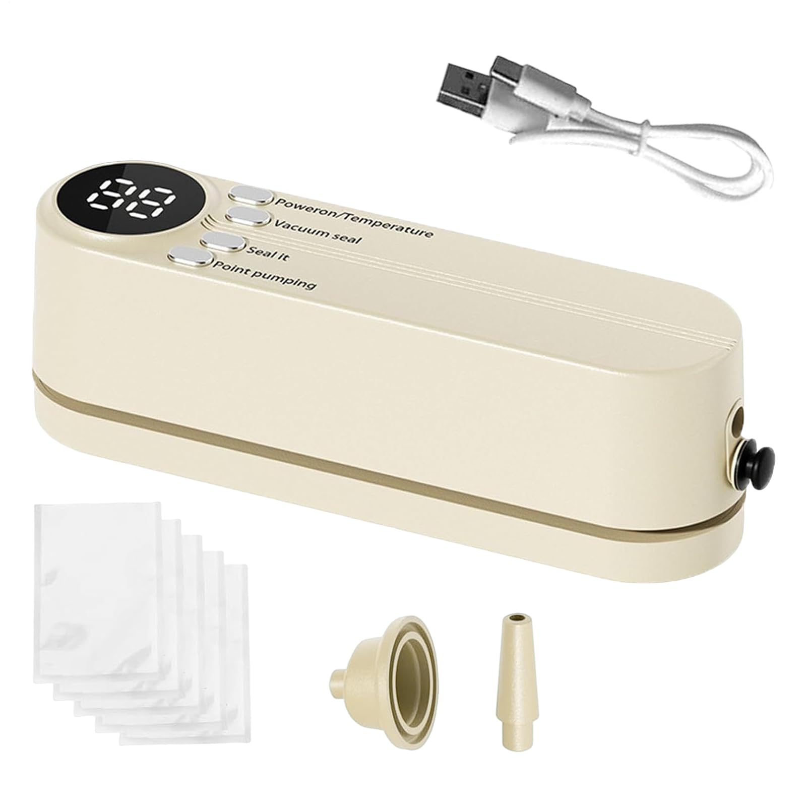 Mini Scellant De Sac | Scellant De Sac Sous Vide Portatif Rechargeable