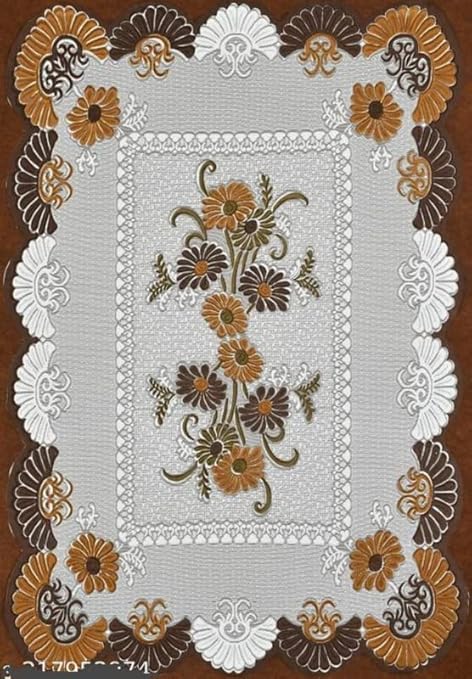 Lucky Enterprises Store Rectangular Floral Design Center/Dining Table Runner : Size 60x90 Inches (Set of 1) Design 01