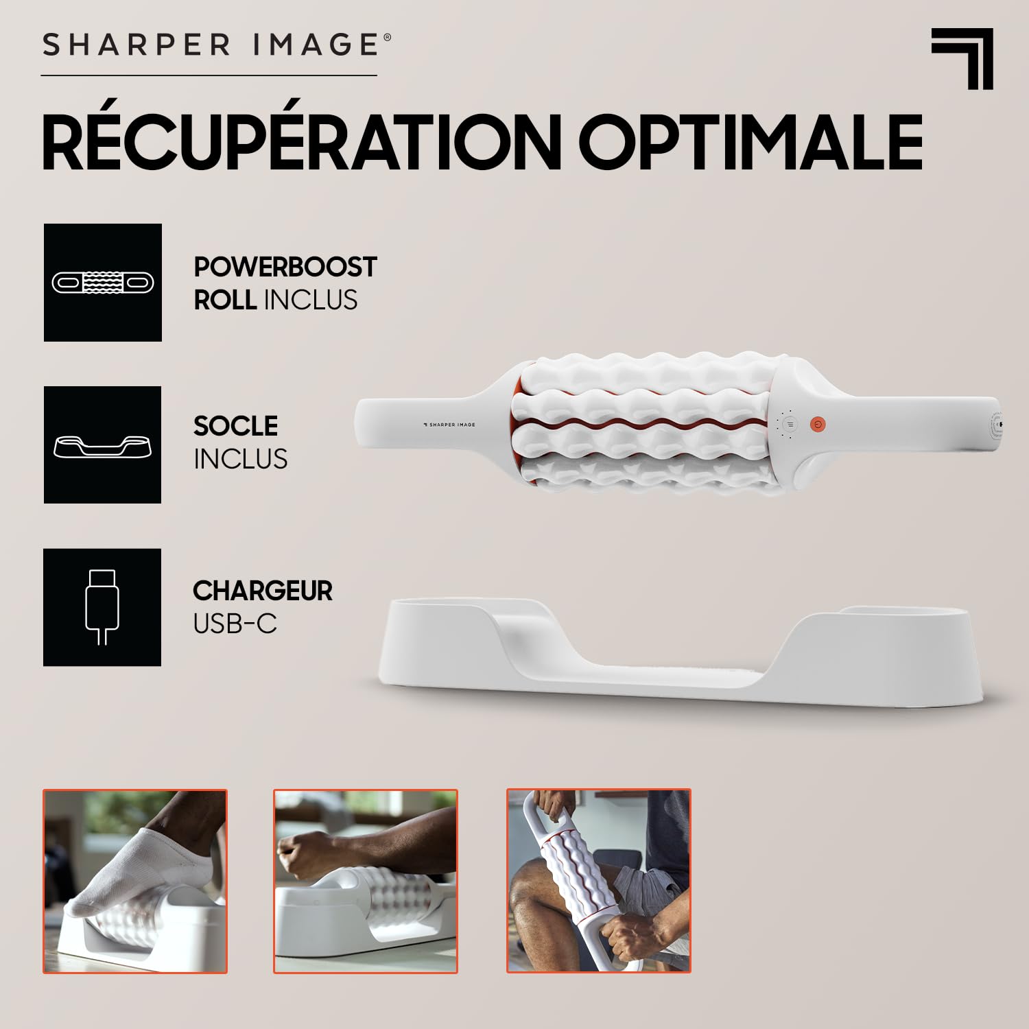 SHARPER IMAGE MASSAGER ROLLER