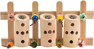 Beak-a-Boo Interactive Foraging Parrot Toy for African Grey Parrots, Amazons, Eclectus & Other Pet Birds, Stimulating Natural Foraging Behavior – Durable and Safe Design