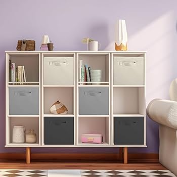 リビング収納　おもちゃ収納（収納ケース大2個＆小4個&ファイルホルダー5個付） サイズオーダー可】【引取可能】リビング収納 おもちゃ収納