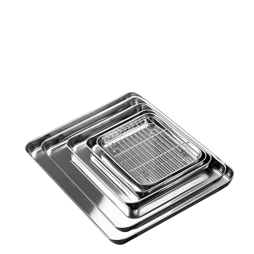 Plaque de cuisson en acier inoxydable pour éviter les graisses au fond du four