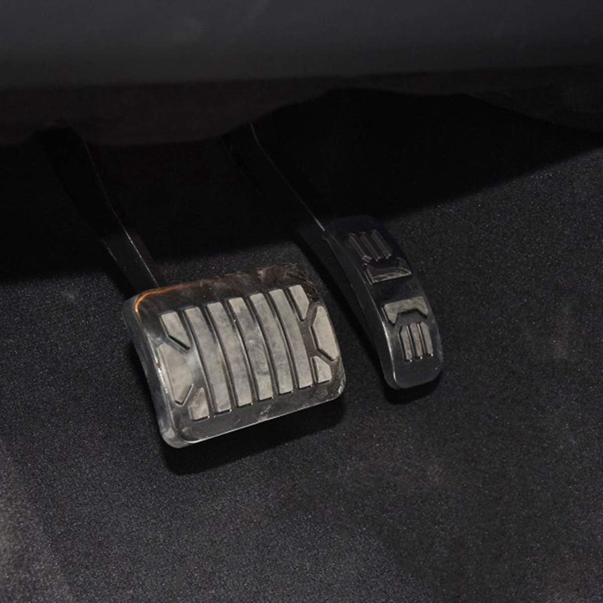 Gas Brake Foot Pedal Cover Cap Compatible for Jaguar XF/XJL/XJ IV X351 2010 2011 2012 2013 2014 2015 Accessories (Stainless Steel)