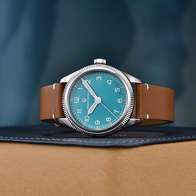 HaiQin Pagani Design 1765 Men's Quartz Watch Japanese Movement Synthetic Sapphire Leather Strap Screw-Down Large Crown Waterproof Vintage Casual Business Analog WristWatches