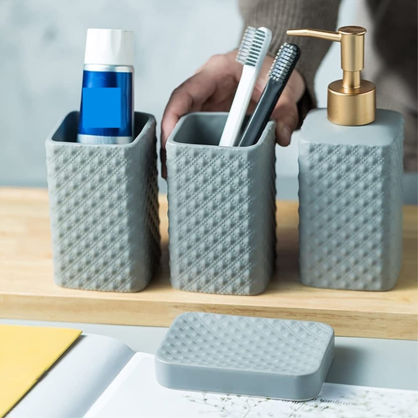 Juego de Accesorios baño cerámica