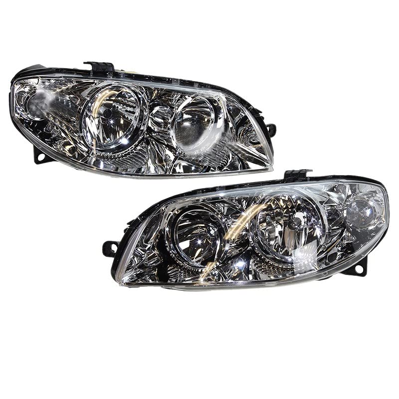 BESTPRICE 2x fari principali anteriori sinistro + destro H1 / H7 senza servomotore, compatibili con FIAT PUNTO (188_), PUNTO furgone/hatchback (188_)