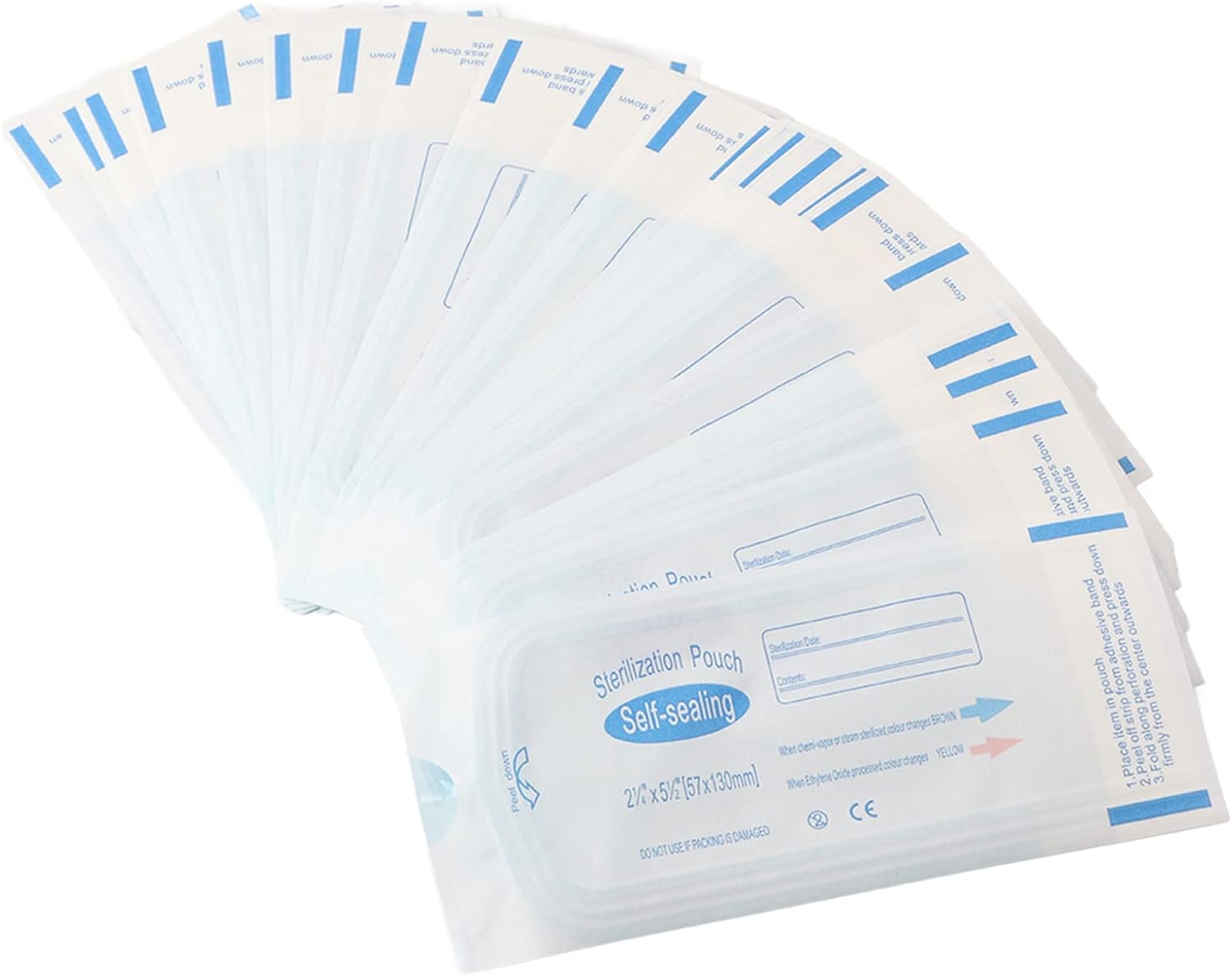 Disposable Dental Storage Tool Bag Pouch Sterilization Self sealing