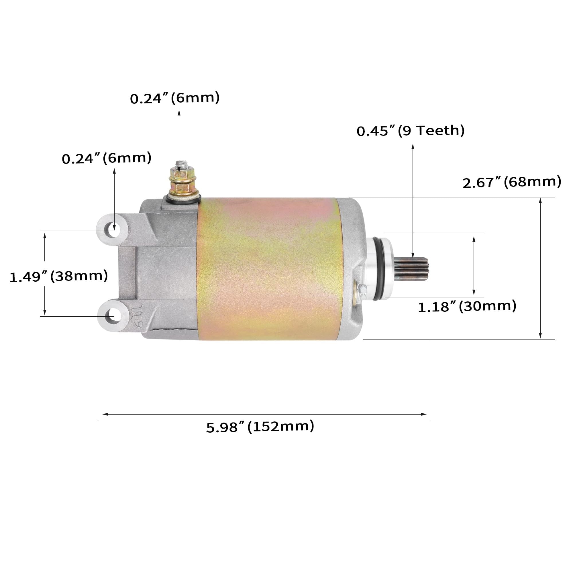 Para CF Moto para Kymco 250 ATV Quad deportes vehículo para la arena Go Kart Motor de arranque repuesto 250cc CN250 CH250 Motor arranque