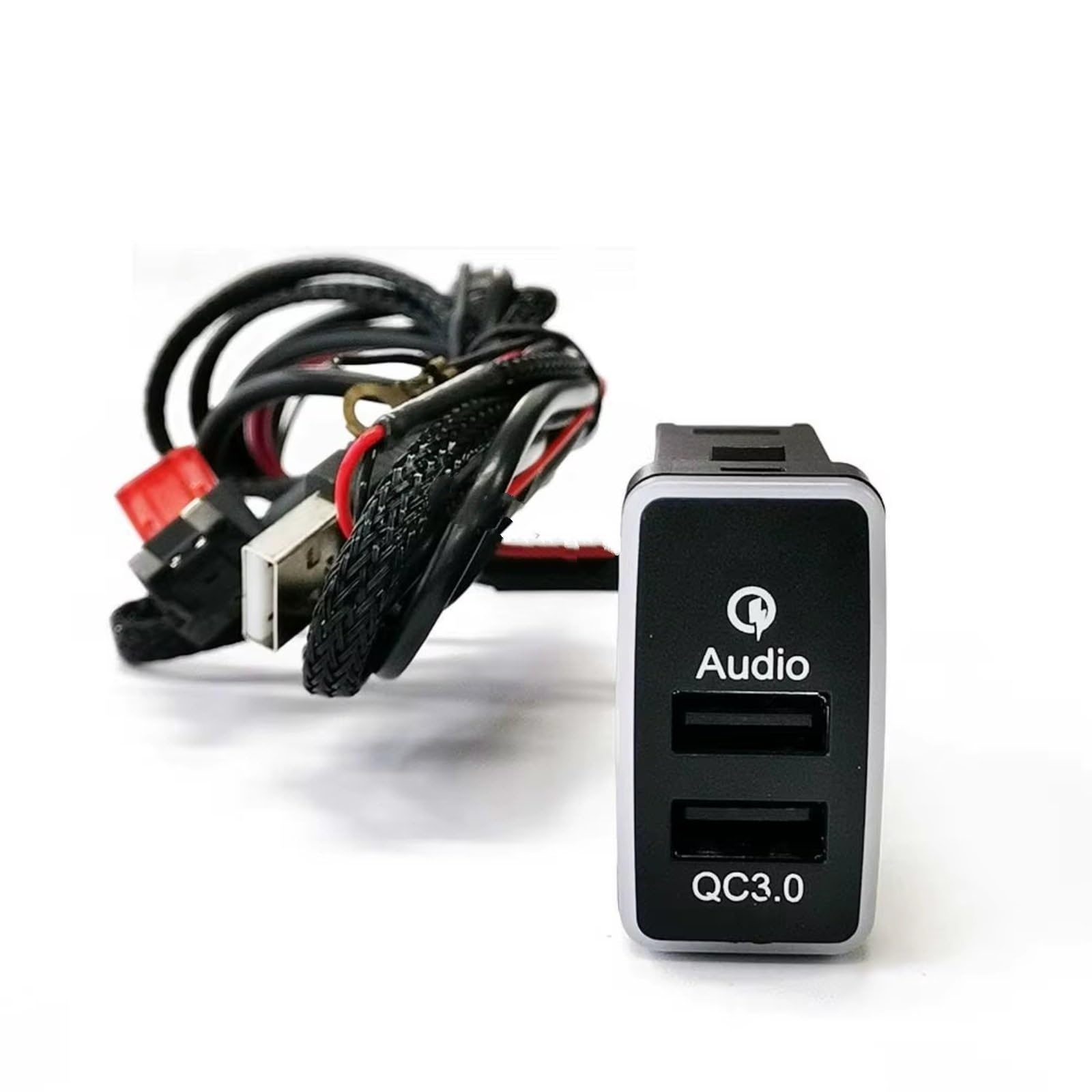 Console Centrale Porta USB Compatibile Con Toyota Per FJ Cruiser Per Telefono Auto Terrestre Presa Ricarica QC3.0 Adattatore Audio Ricarica Presa USB