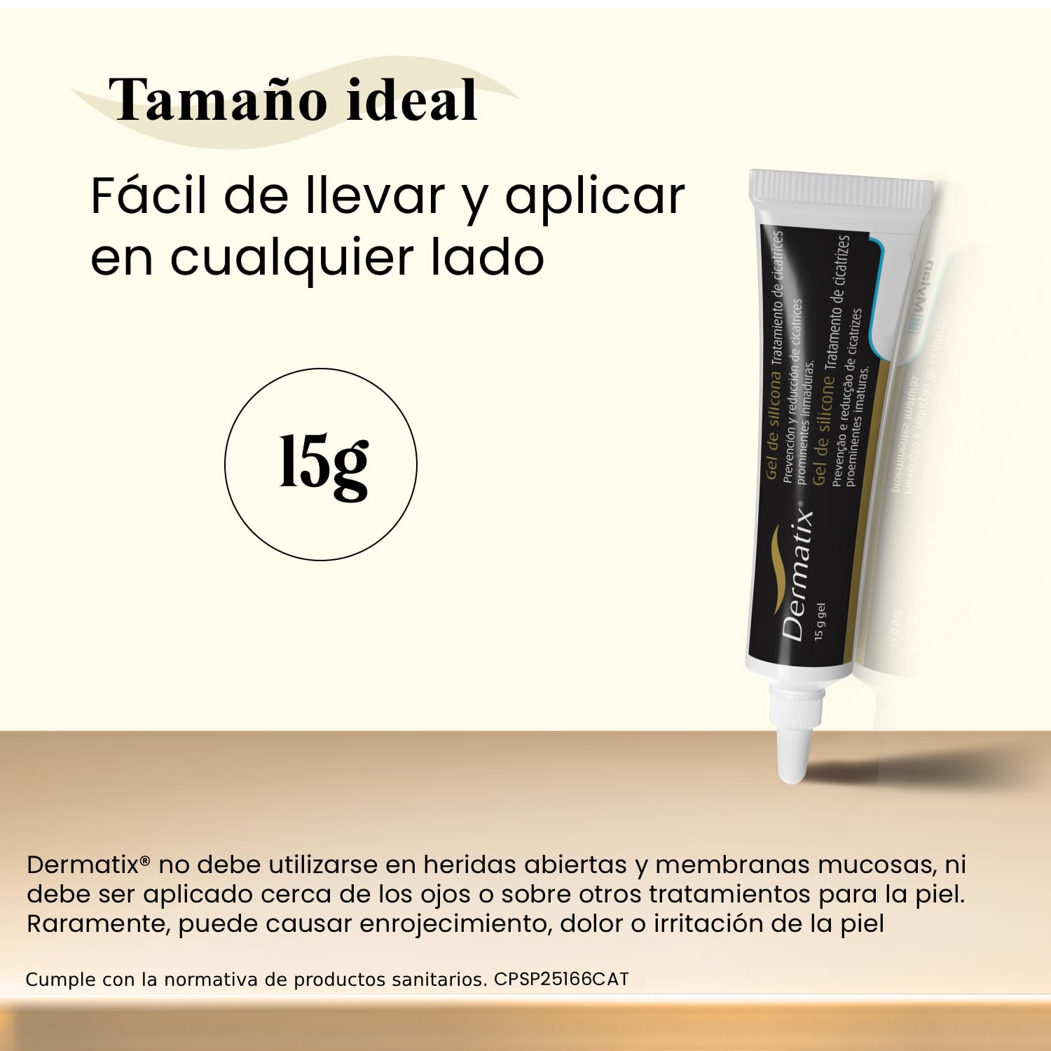 Dermatix Gel para Tratamiento de Cicatrices – Reduce, Previene y Suaviza el Aspecto de Cicatrices y Queloides, Quemaduras, Cesáreas y Cortes – 15g