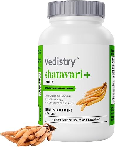 Shatavari - Tabletas de extracto de raíz para mujeres, equilibrio hormonal y apoyo de fertilidad, suplemento de lactancia y salud uterina, 1100 mg