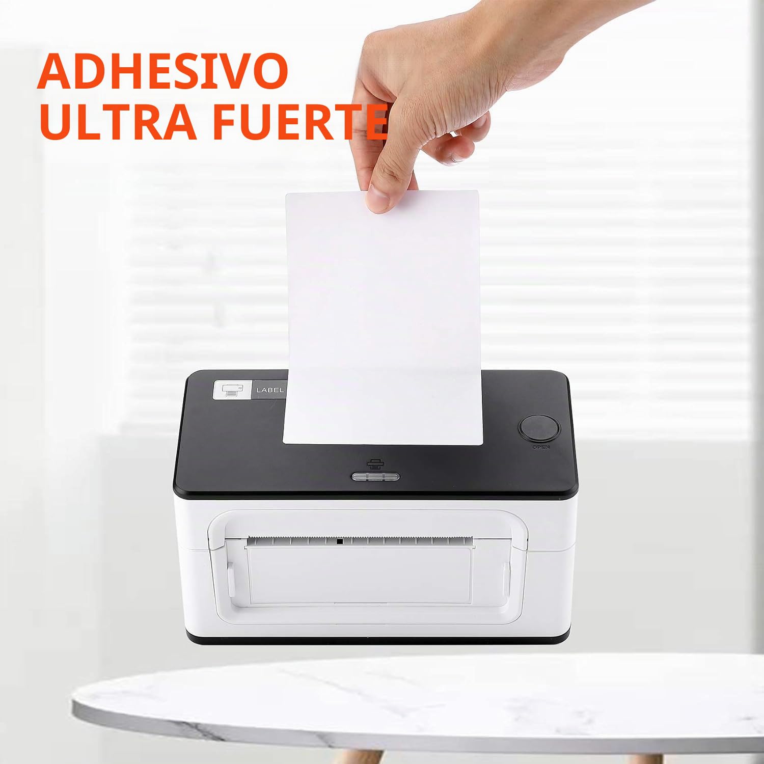 MUNBYN Etiquetas Térmicas Directas 4x6, 500 Etiquetas Adhesivas de Envío, Sin BPA