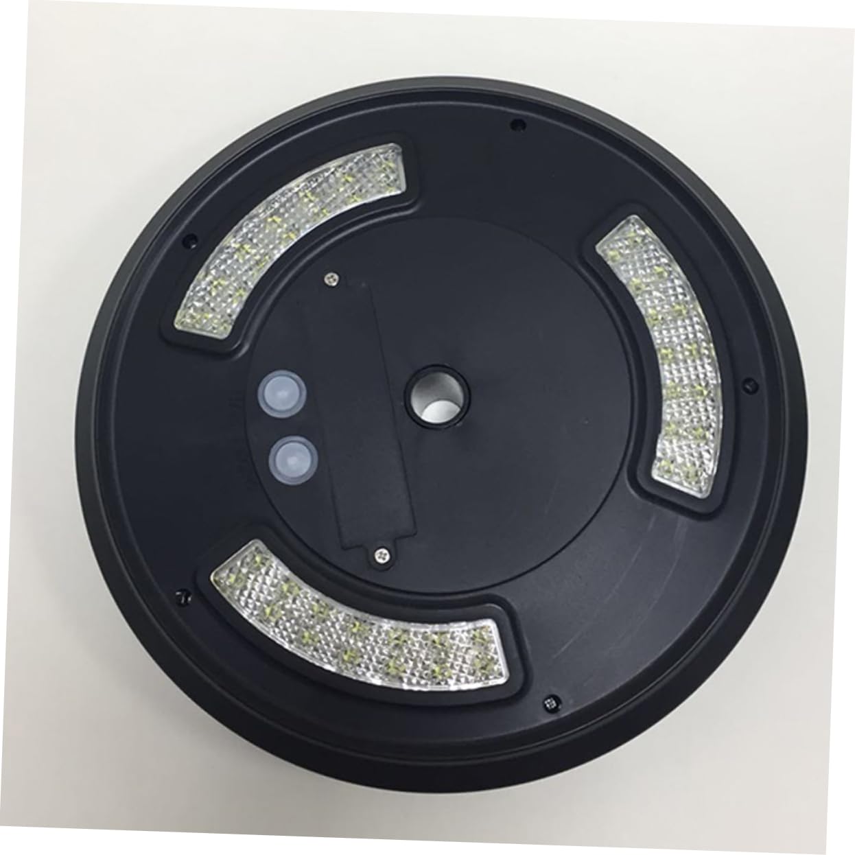 UKCOCO Solarbetriebene Fahnenmastleuchte mit 42 LEDs aus Kunststoff Schwarz | Wetterfest, Verschleißfest, Hohe Helligkeit, für Außenbereich und Gartenbeleuchtung, Einfache Installation