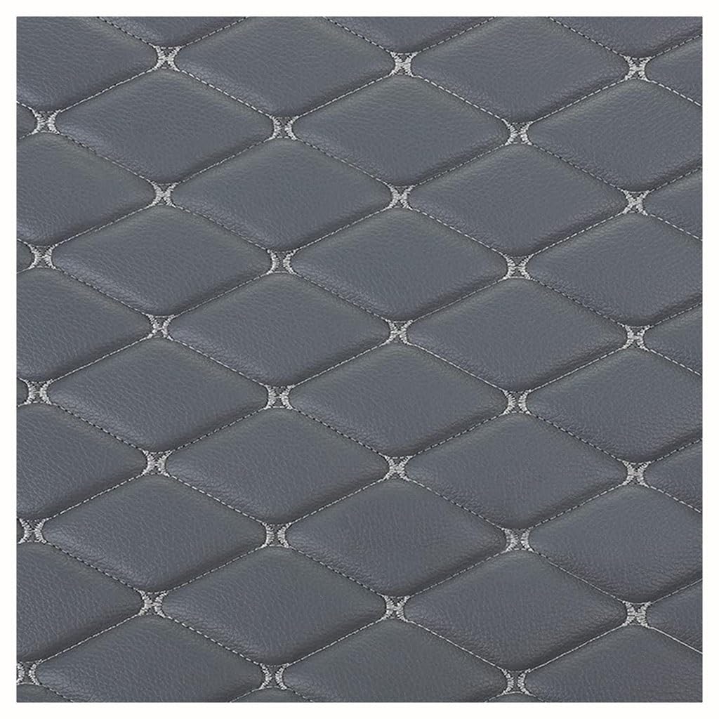 Diamond Quilted Faux Leather Fabric 1.6m Wide, Gray Padded Vinyl do tapicerki foteli samochodowych, torby DIY i naprawy mebli, wodoodporny i trwały sztuczny materiał