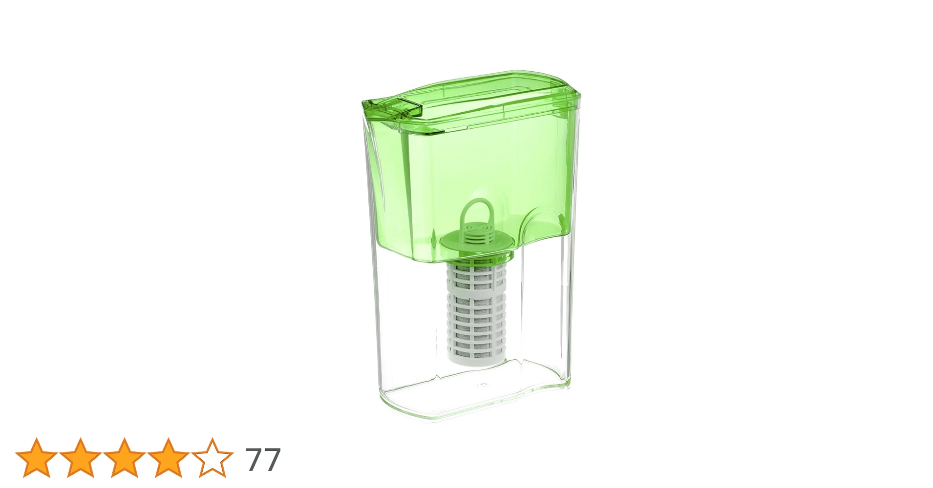 Amazon | ガイアの水135 ポット型浄水器（カートリッジ付） (グリーン