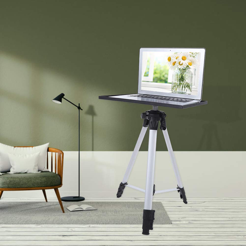 Elprico Stand per Treppiede Proiettore, Altezza Regolabile a 4 Livelli, 6 Kg di Treppiede in Metallo Pesante per Ufficio, Casa, Palcoscenico o Studio