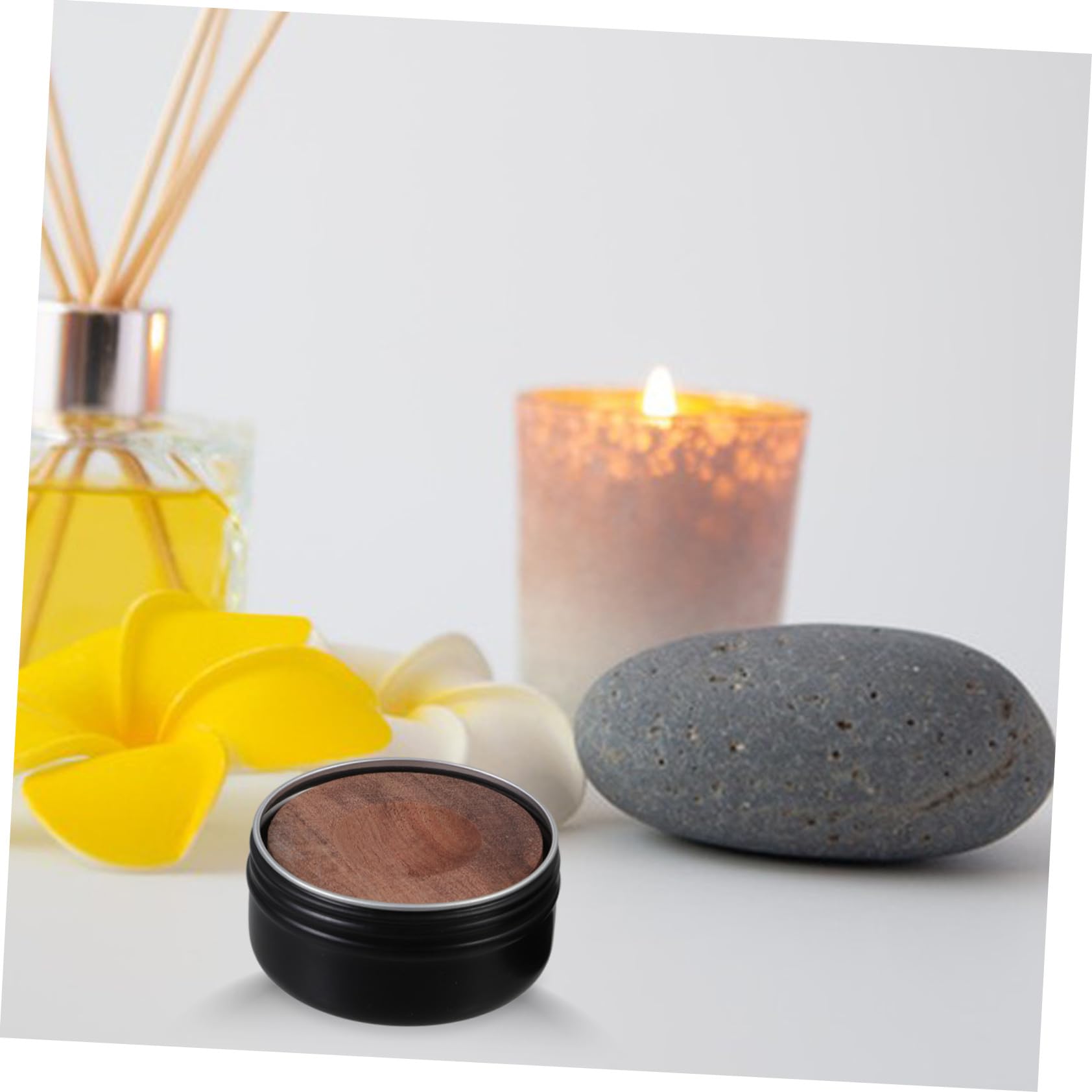 FRCOLOR 5 Set Diffusore di Oli Essenziali in Legno per Spazi Domestici e Ufficio Diffusore Fragranza Elegante per Soggiorno Bagno Studio e Yoga Essenziale per Profumo Naturale
