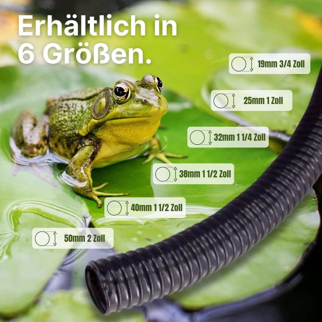 Velda® Vijverslangen | Watercirculatie in jouw vijver