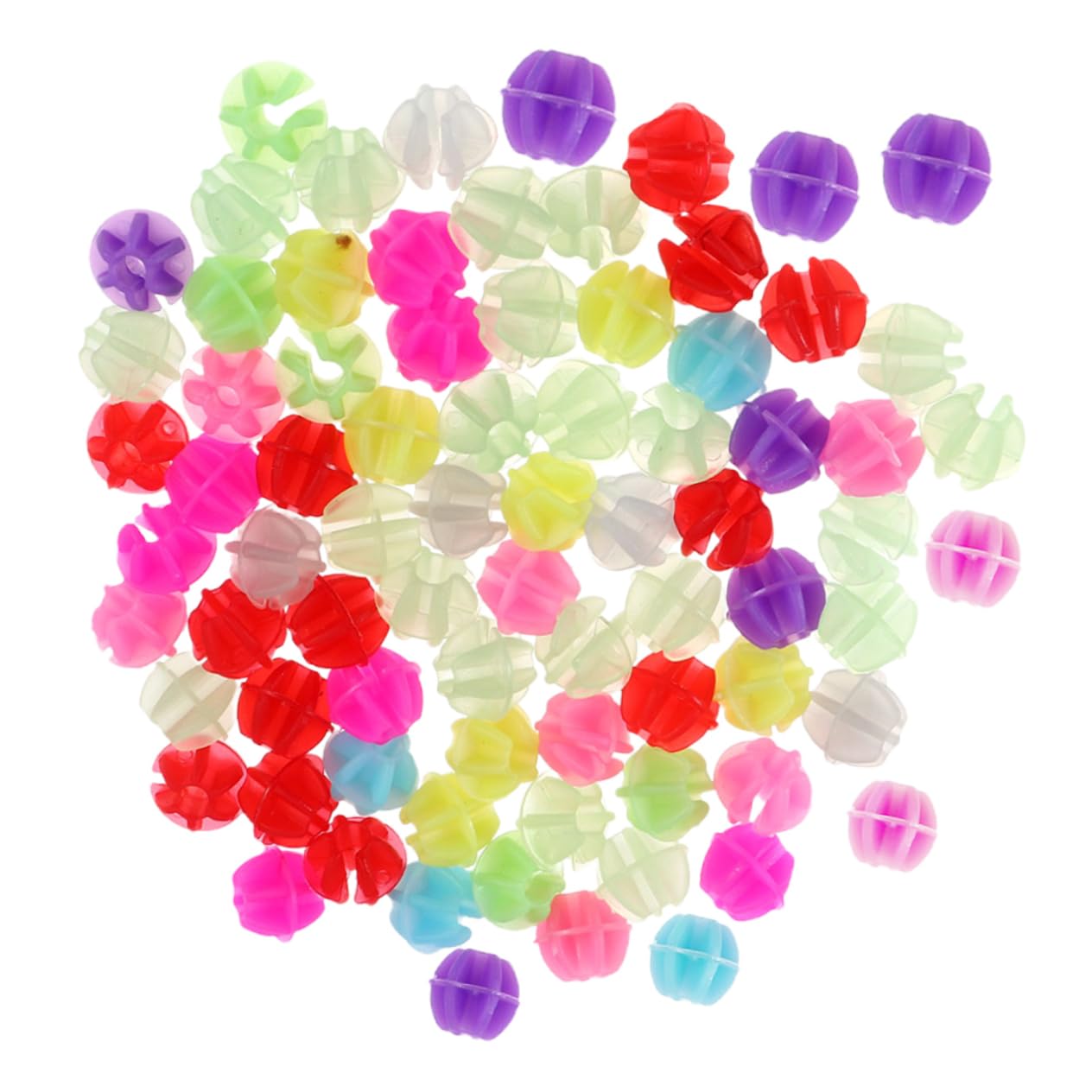 Milisten 180Pcs Bike Wheel Beads Colorful Plastic Clip Decorations for Bicycle Wheels Easy Clipping Design Durable and Bright for Bike Accessories and