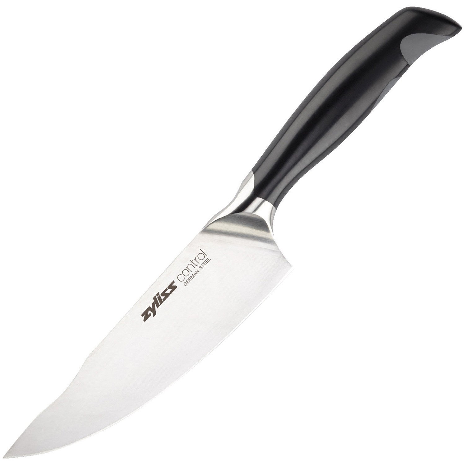 Zyliss - Cuchillo de Control, Color Negro, Negro/Plata, 16,5 cm