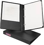 AVERY Legal Sized Binder, 1" Anneaux ronds, Noirs, 2 Les poches, 175 Capacité de la feuille (06400)