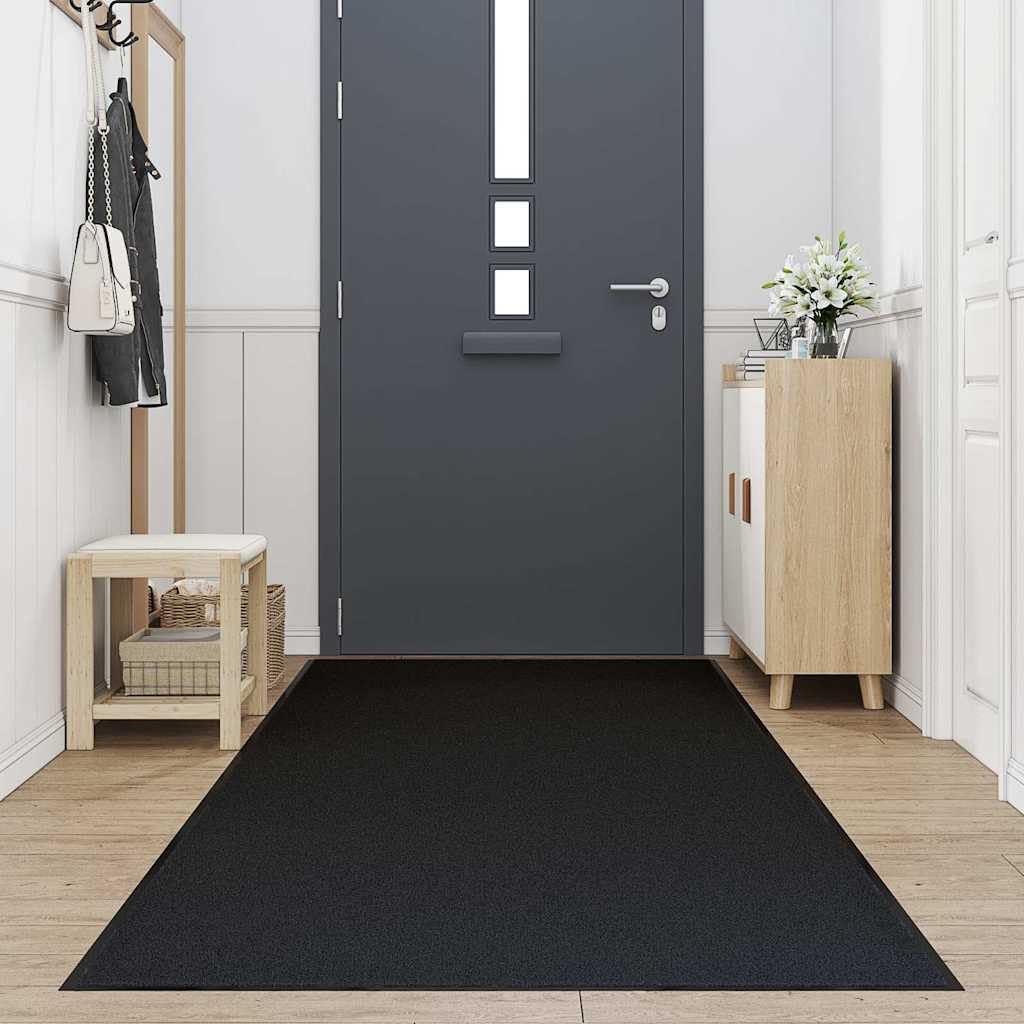 Paillasson Noir 115x500 cm Polypropylène Antidérapant