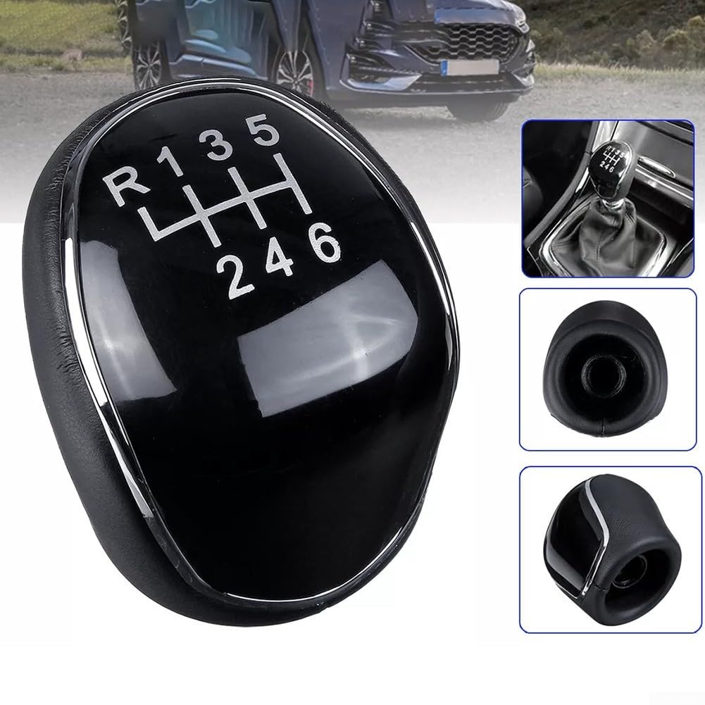 ZYWUOY Pomo de palanca de cambios de 6 velocidades para Ford Mondeo, S-Max, C-Max, Focus