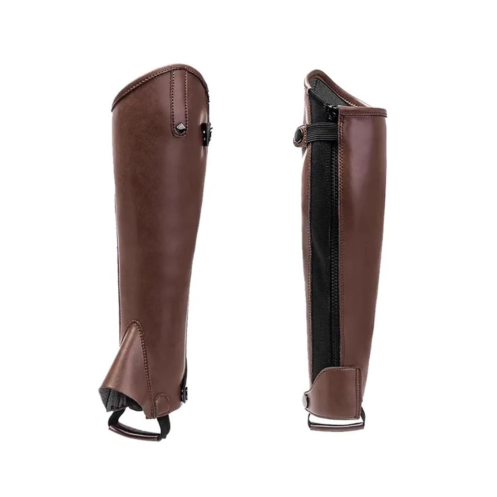 Reiten Half Chaps Reitleggings, Reitsport-Reitleggings, Reitausrüstung, Schutzlederhose, Radleggings