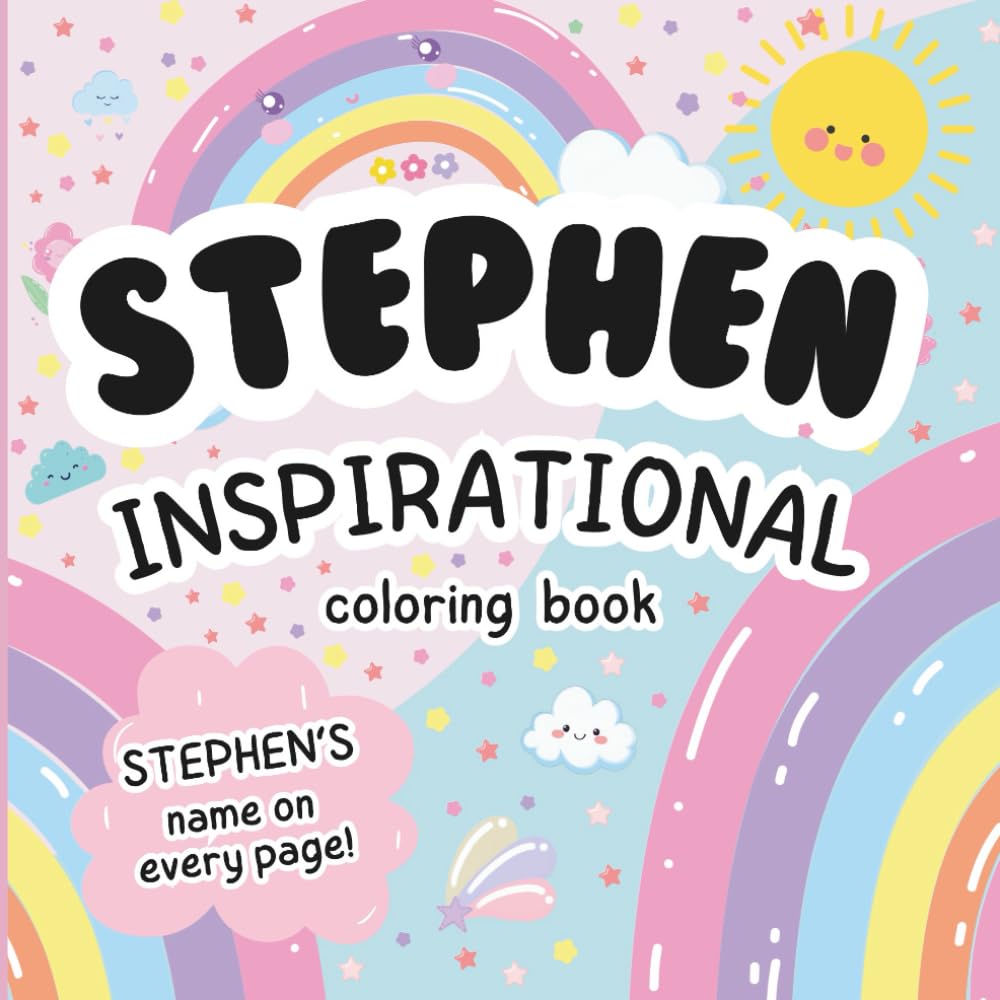 Stephen Inspirational Coloring Book: Personalized Just for Stephen – Stephen's Name Appears on Every Coloring Page