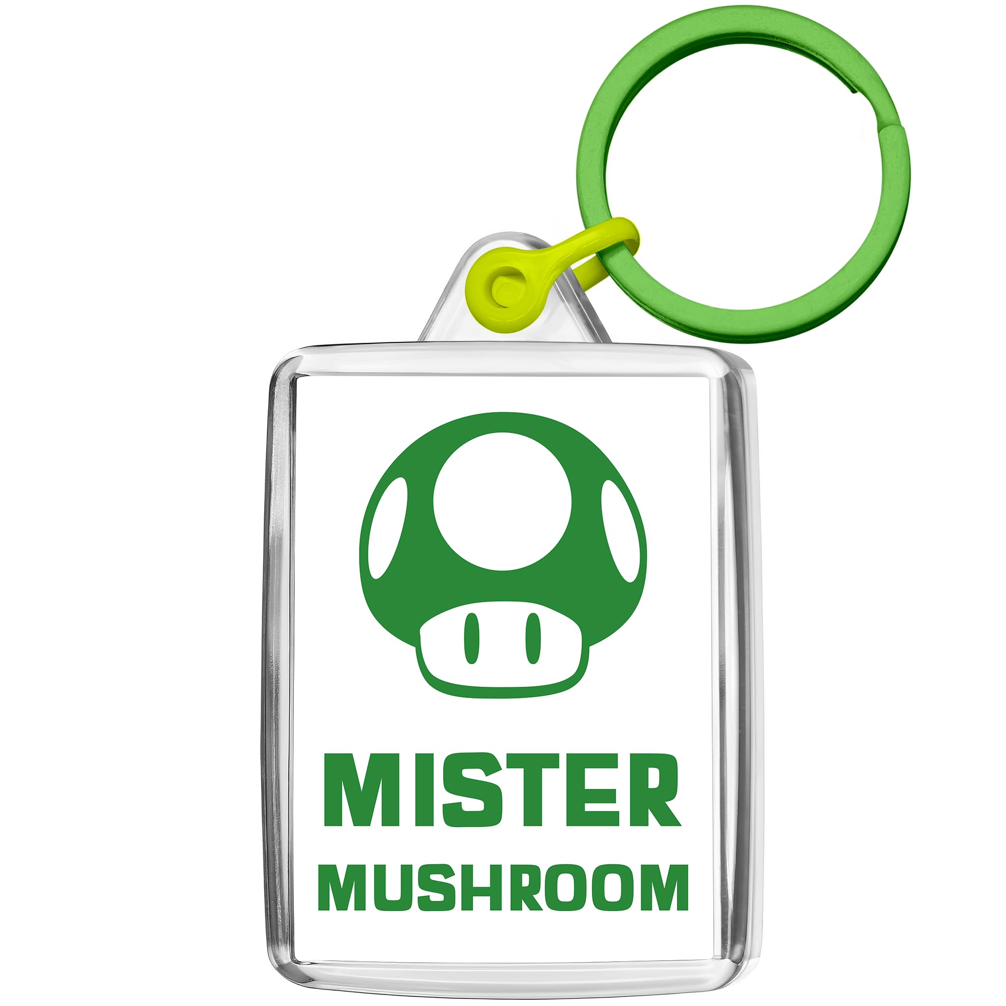 PixlyMister Mushroom Keyring Key Fob Keychain Keepsake Joke Funny Gift for Him Her Boy Girl