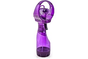 O2COOL Deluxe Handheld Battery Powered Water Misting Fan