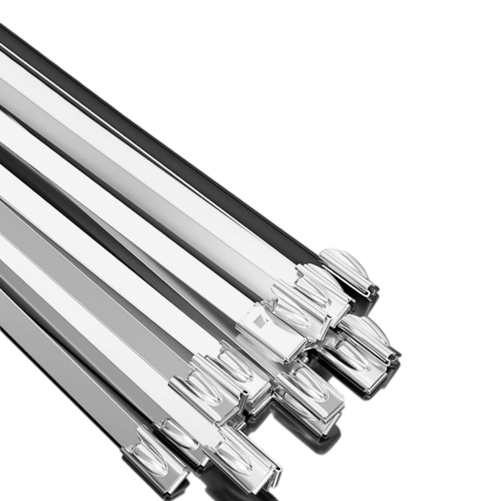 Bridas de Acero Inoxidable 304 Bridas Metálicas para Cableado,4.6X850mm