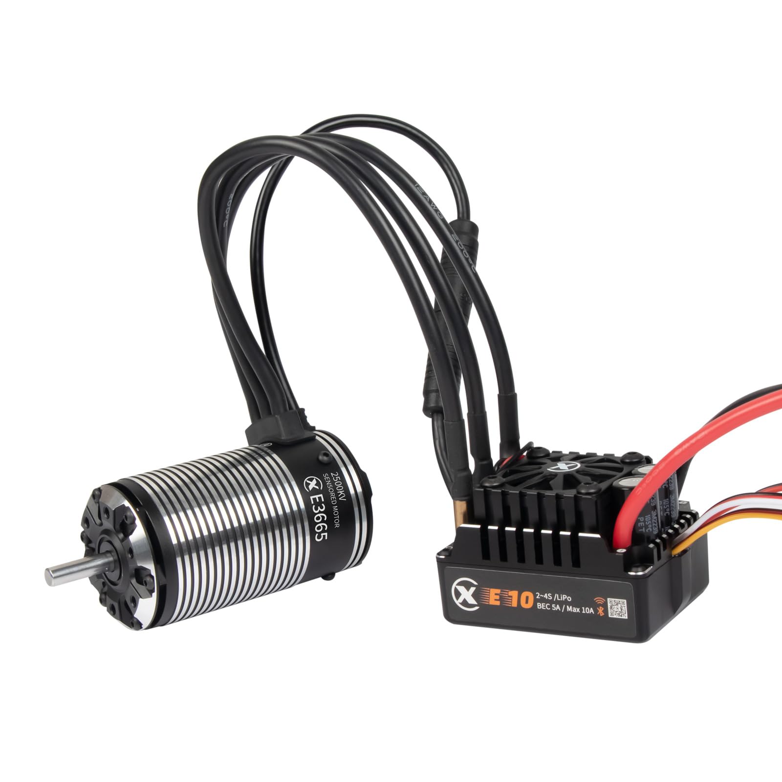 Amazon.com: XC E3665 & E10 Sensored Brushless Motor and ESC Combo