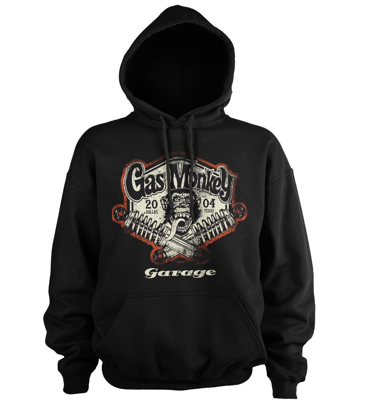 Gas Monkey Garage Officially Licensed Spring Coils Hoodie (Black), Medium