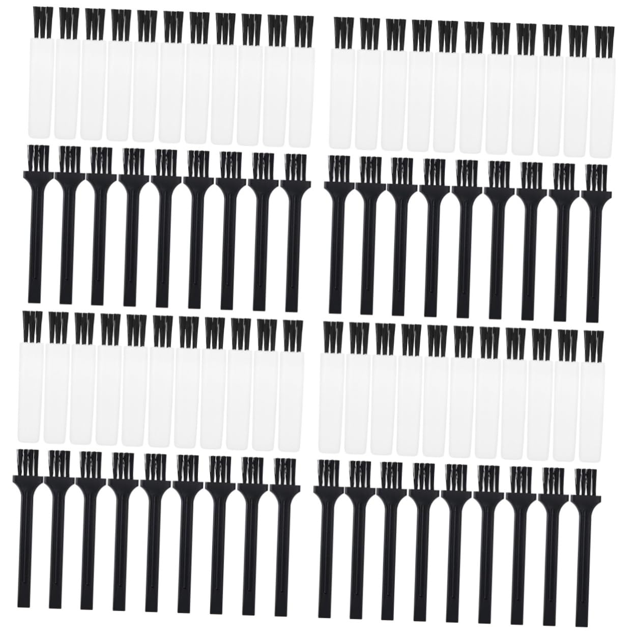 NOLITOY 4sets Razor Brush Cleaner Tool Hair Clipper Brush Replacement Electric 30pcs*4