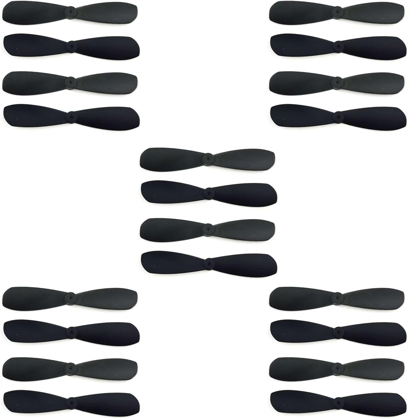 The Propeller Blades, UAV Propeller Used to Remote Control The Glider Special Nylon 46 Mm Blade Shaft 0.8 Mm of Positive and Negative Mini UAV Propeller Aircraft Parts