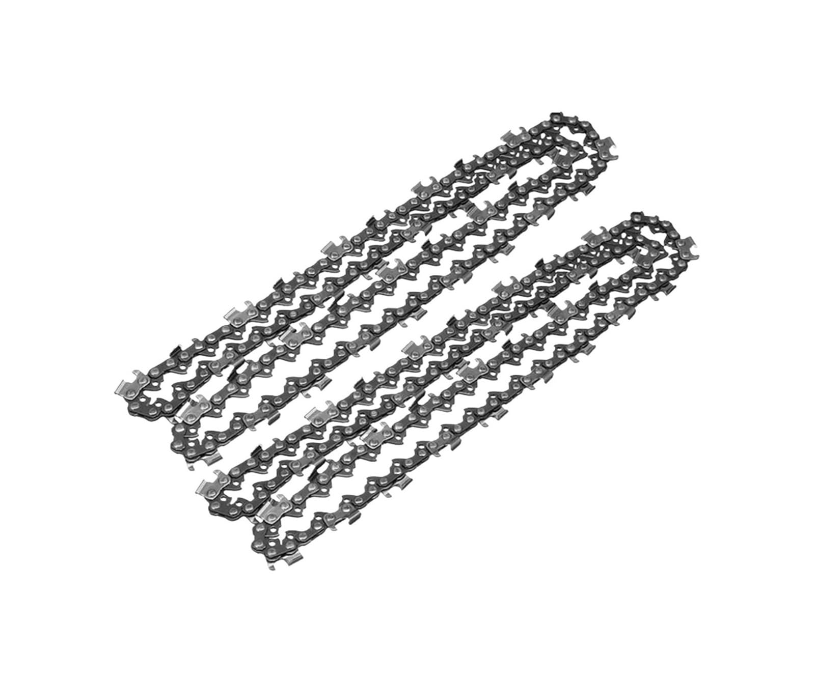 Łańcuchy do pił łańcuchowych, Zestaw łańcuchów po 2 sztuki do prowadnic 12–16 cali z ogniwami napędowymi 45–56(2pcs 12 Inch 45drive)