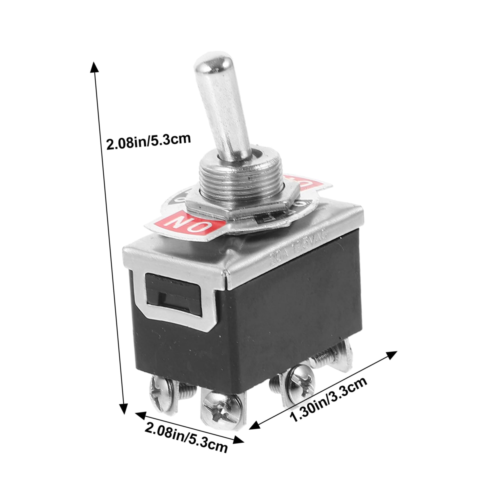 Mikinona Red Switch Plate Covers Heavy Duty Toggle Off Switch 12v Dpdt with Protective Cover