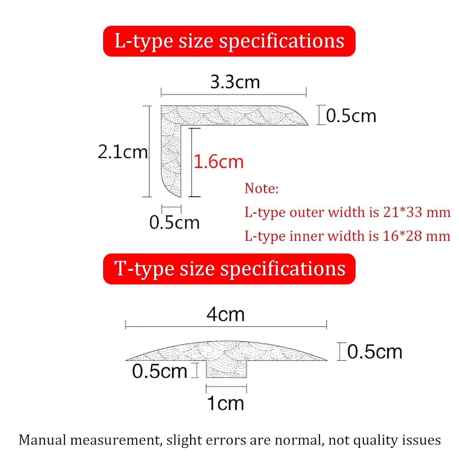Wood Floor Transition Strip - T-Shape Threshold for Doorways, Ideal for Laminate, Carpet, and Tile Transitions, Smooth Edging Trim for Safe Door Entries and Room Transitions