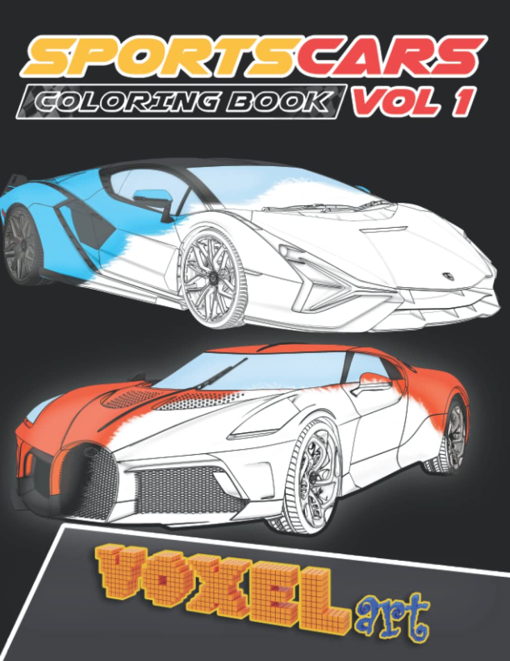 Buy Sports Cars Coloring Book: A Collection of 50 Supercars High