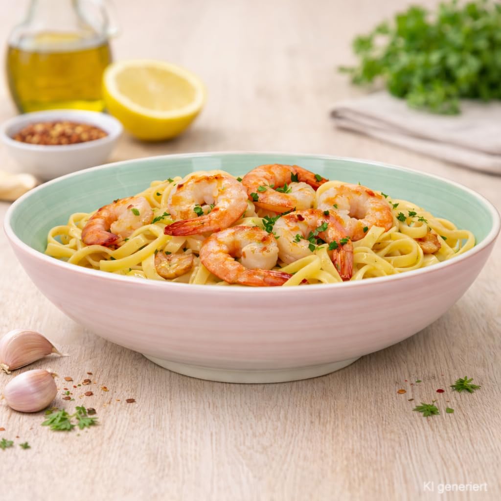MamboCat Pastello 6-częściowy zestaw talerzy do spaghetti I Ø 23,5 cm, 800 ml I kolorowe talerze kamionkowe w pastelowych kolorach dla 6 osób I głębokie talerze do makaronu, sałatek, misek, zup itp. I